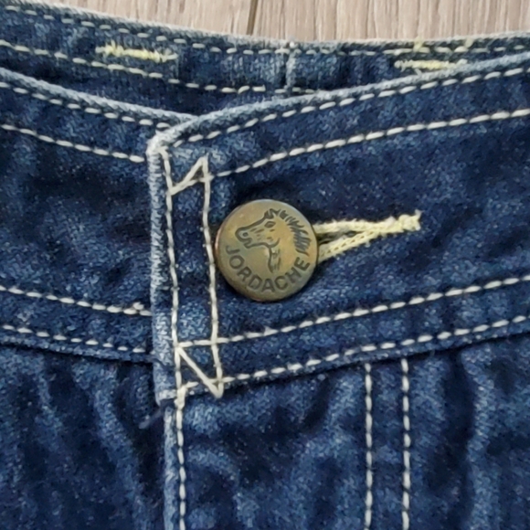 Vintage Jordache Cut Off Denim Shorts, High Waisted, Dark Wash, Sz 27, Hong Kong - Picture 3 of 14